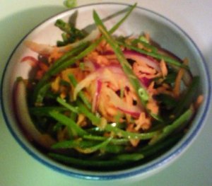 Snow Pea and Carrot SLaw