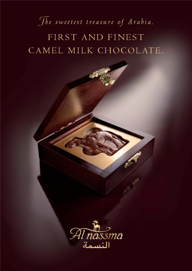 Al Nassma Camel Milk Chocolate Ad